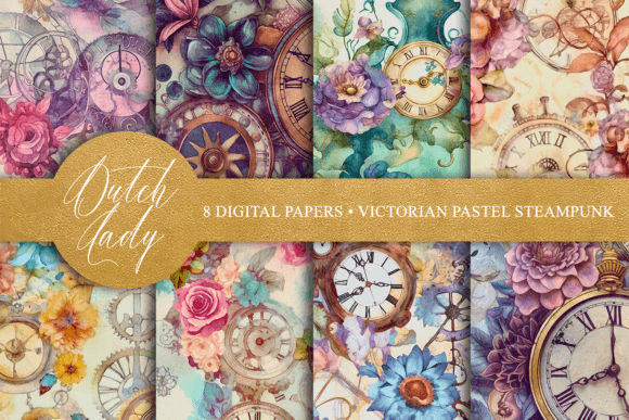 Download Victorian Pastel Steampunk Wallpaper - Wall Collection