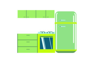 Download Retro Inspired Kitchen Setting - Retro inspired Collection