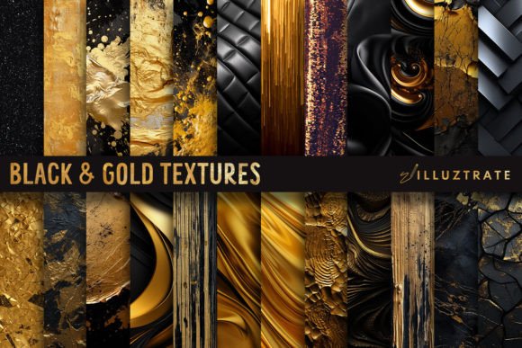 Download Black and Gold Digital Textures | Gold - Digital textures Collection