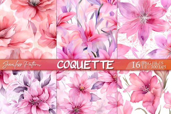 Download Pink Coquette Floral Wallpaper Pattern - Wall Collection
