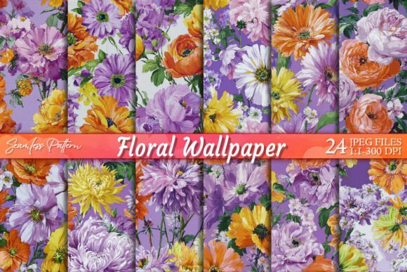 Download Floral Wallpaper Seamless Floral Pattern - Wall Collection
