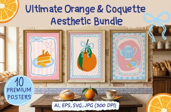 Download Coquette Citrus Gallery Wall Kit - Wall Collection