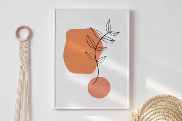 Download Printable Wall Art, Abstract Leafs Wall - Wall Collection