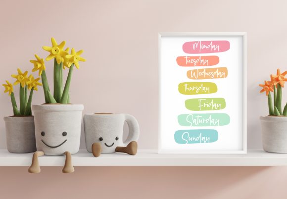 Download Weekday Printable Wall Art - Wall Collection