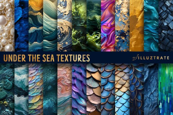 Download Under the Sea Digital Textures | Ocean - Digital textures Collection