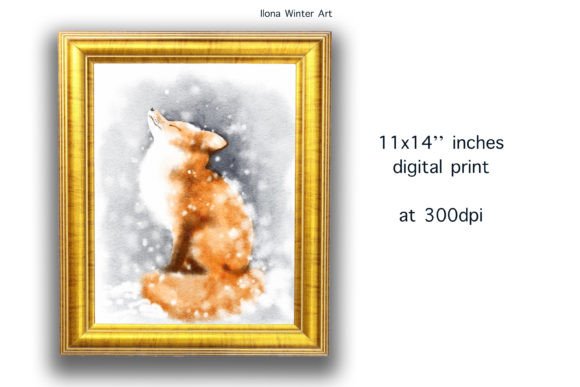 Download Watercolor Cute Fox Printable Wall Art - Wall Collection