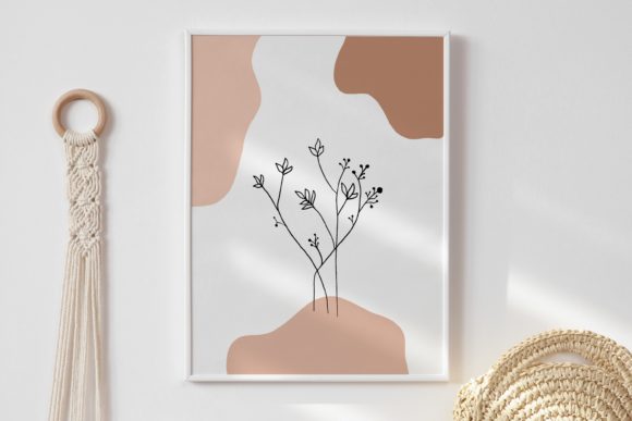Download Printable Wall Art, Abstract Floral Wall - Wall Collection
