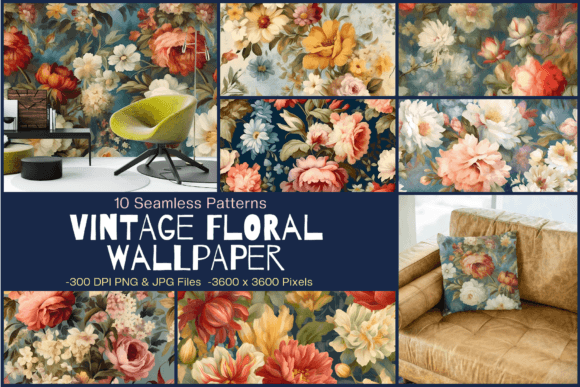 Download Vintage Floral Wallpaper Patterns - Wall Collection