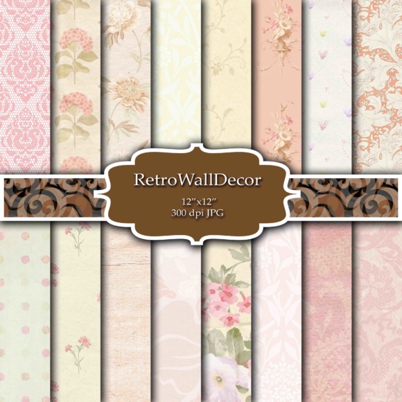 Download Floral Wallpaper Paper Pack - Wall Collection